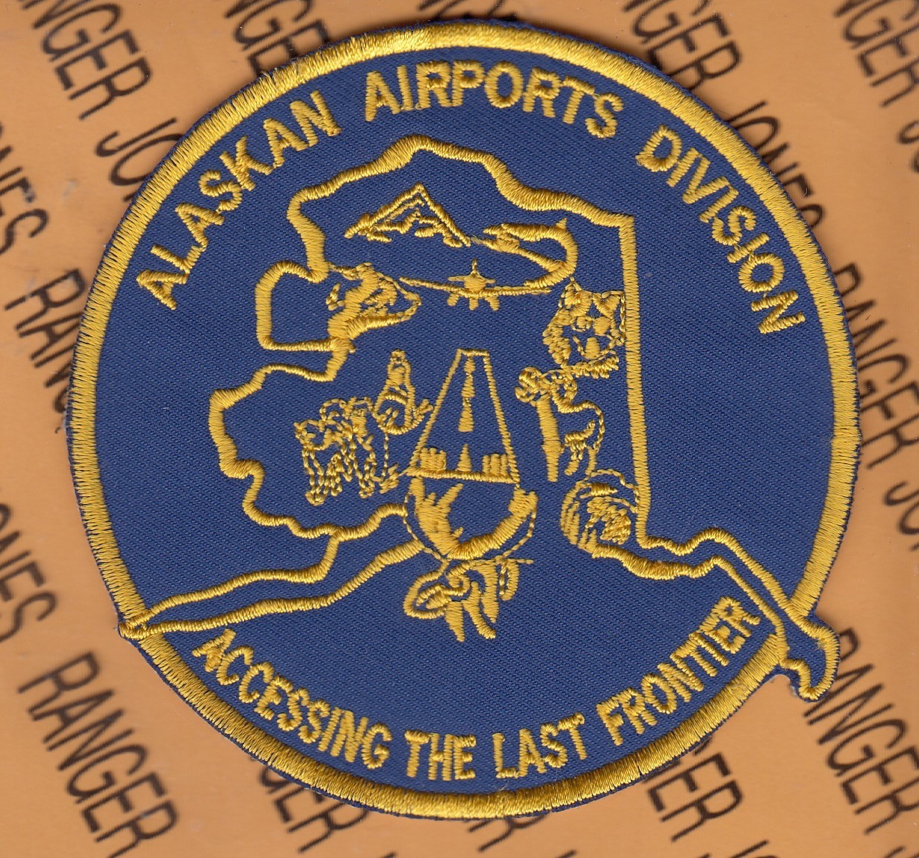 US Alaskan Airports Division Accessing the Last Frontier ~4" patch c/e