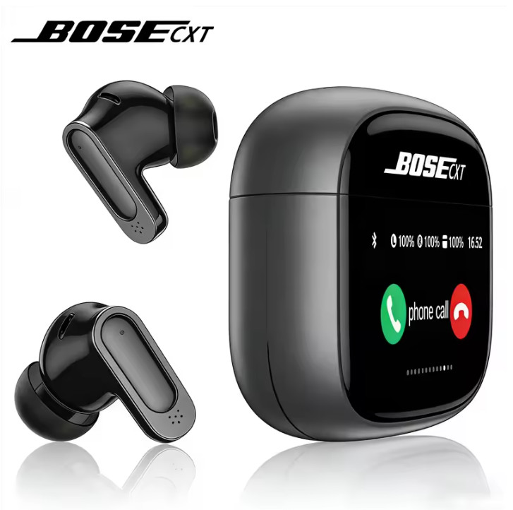BOSECXT Ultra V11 TWS ANC ENC Wireless Earbuds Smart Touch Heavy Bass Large Scre