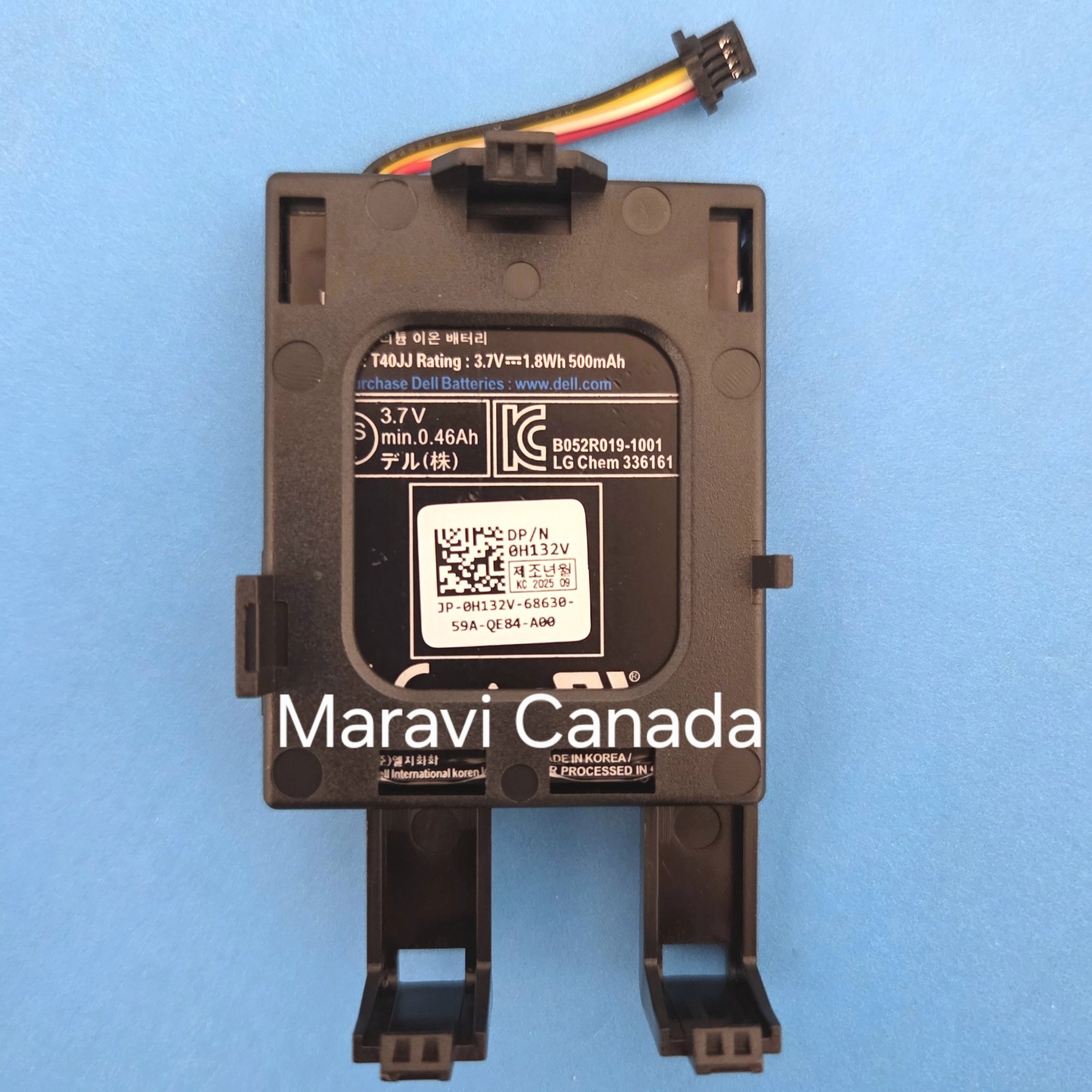 Dell PERC Raid 3.7V Battery H132V HD8WG T40JJ for H730 H730P H830 R730 R740