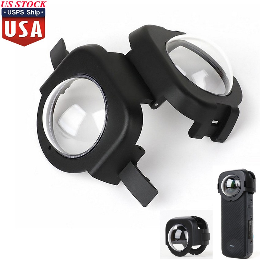 For Insta360 X4 Camera Lens Guard Protective Cover Hood Dustproof Lens Protector