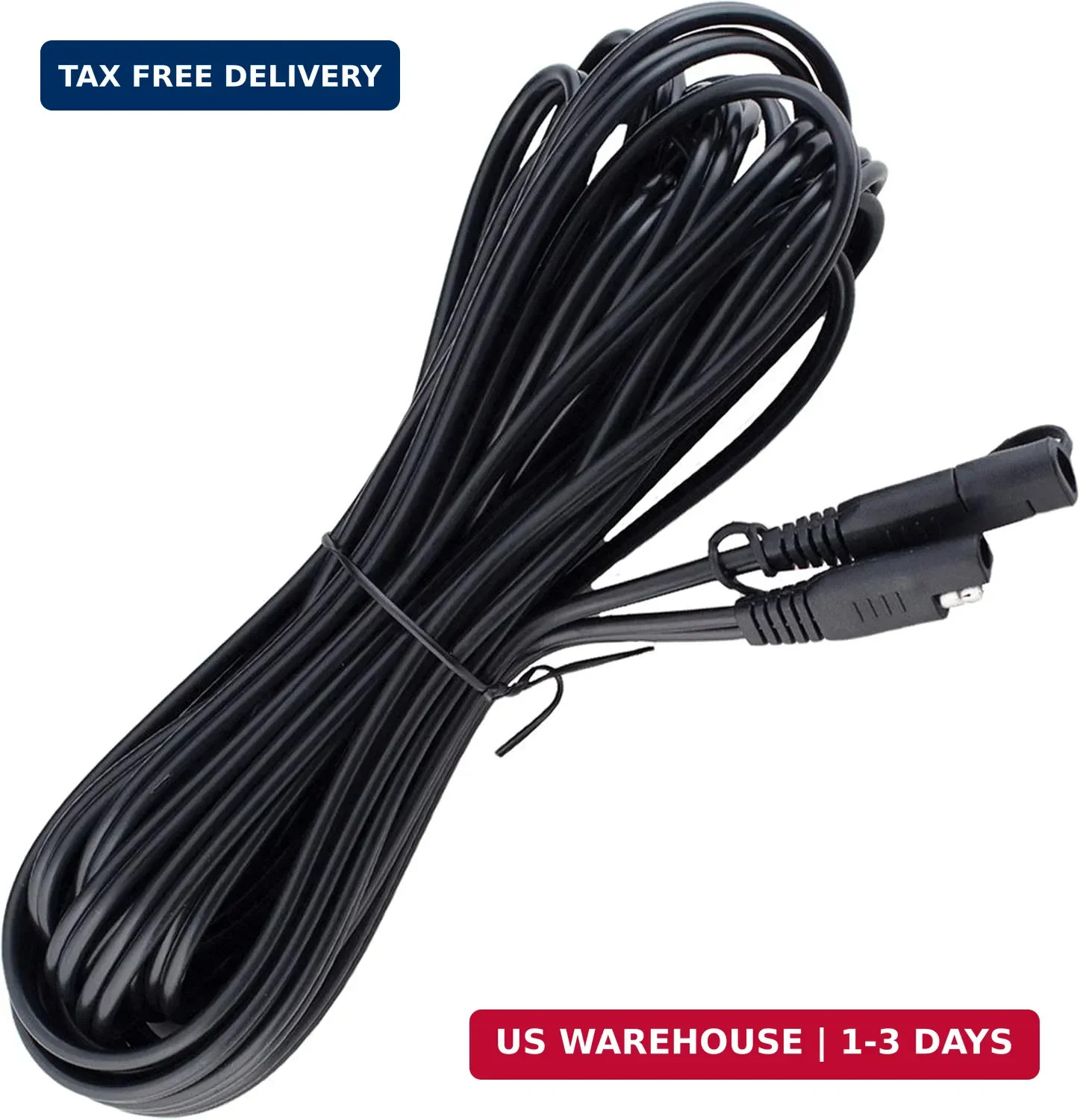 Battery Tender 6 Foot Extension SAE Cable - Designed for Use with Battery Tender