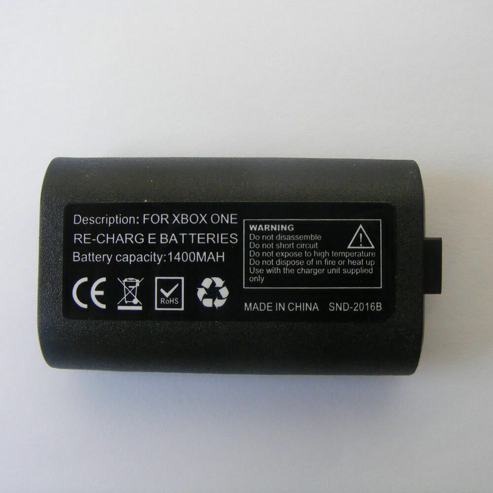 (2 Pack) For X Box One Charge and Play Kit Rechargeable Battery & Charging Cable