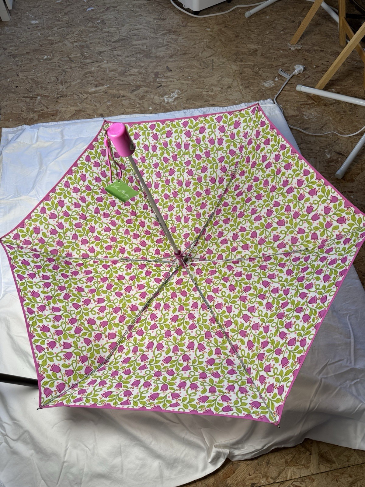 Vera Bradley Lilli Bell Automatic Umbrella RETIRED Rare ❤️💖