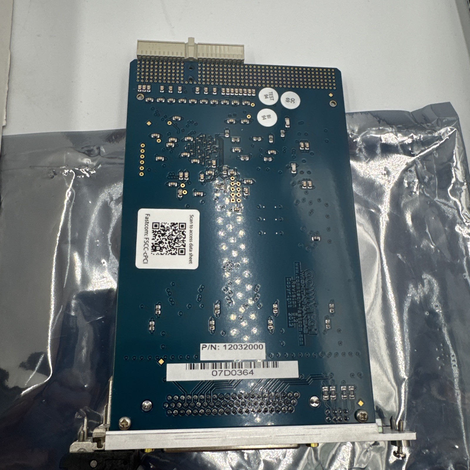 NEW!! COMMTECH FASTCOM FSCC-cPCI, 12032000
