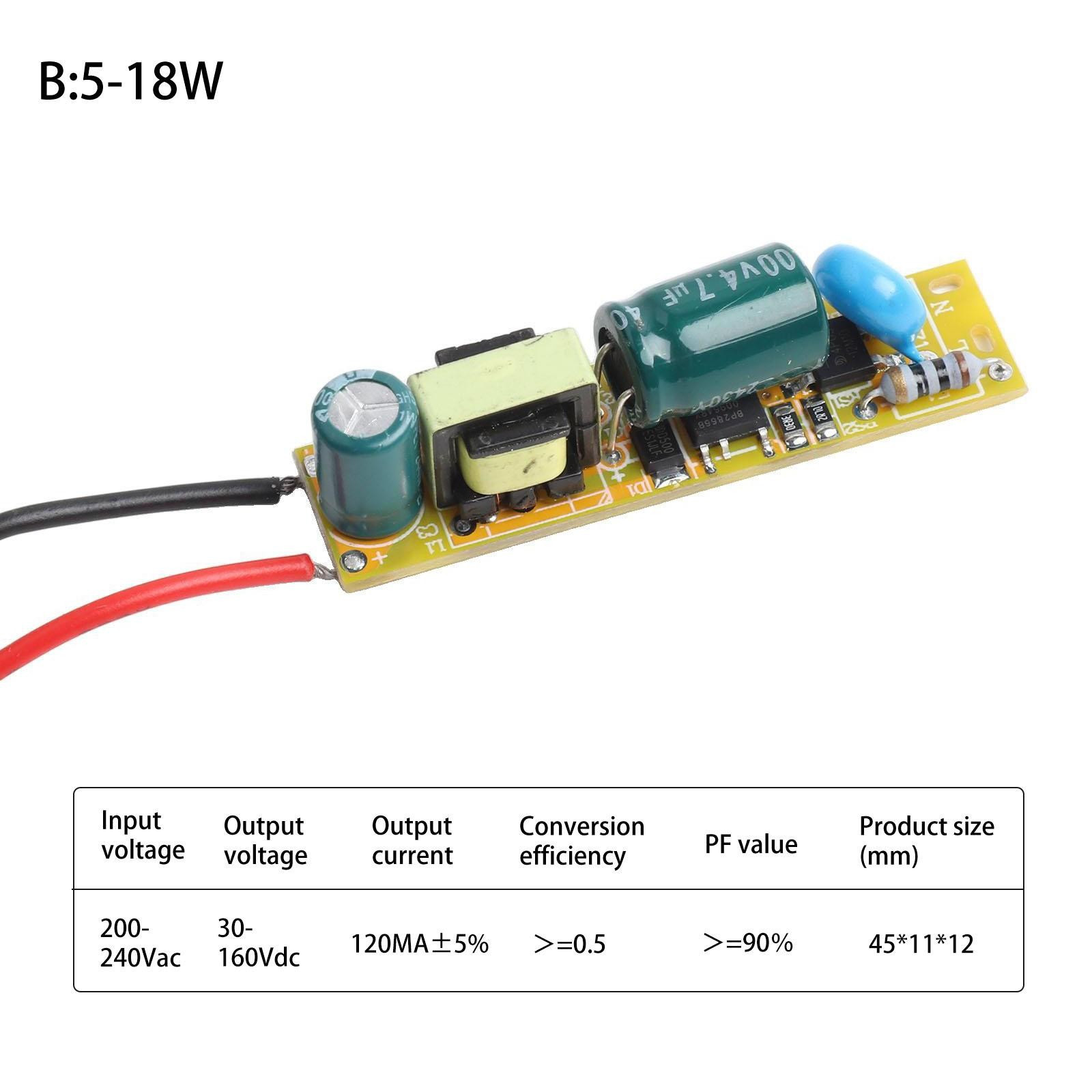 Flicker-Free Led Driver Power Led Light Bulb Driver Lighting Transformer