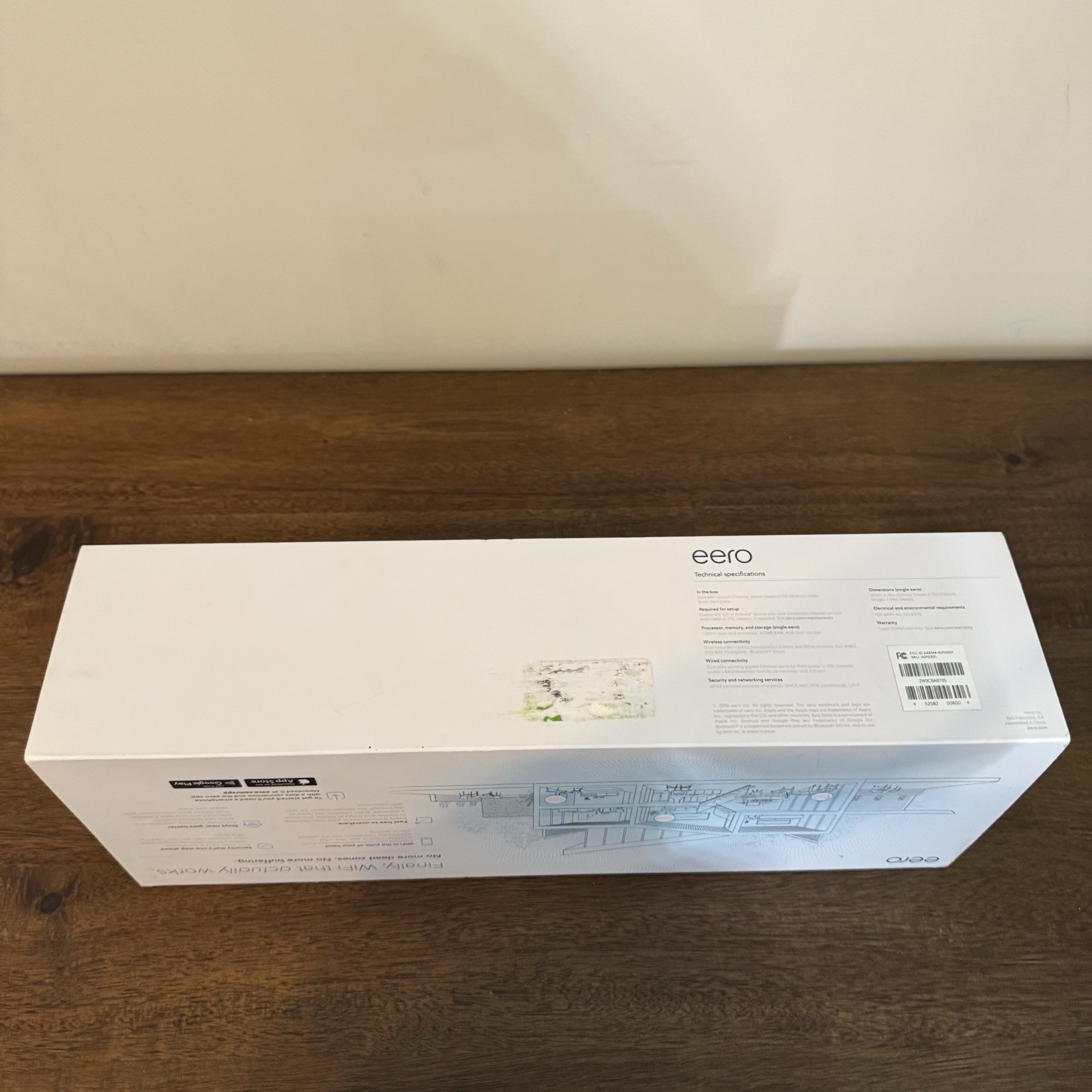 Eero A010301 AC Whole Home Wi-Fi System 3-Pack White multiple access points