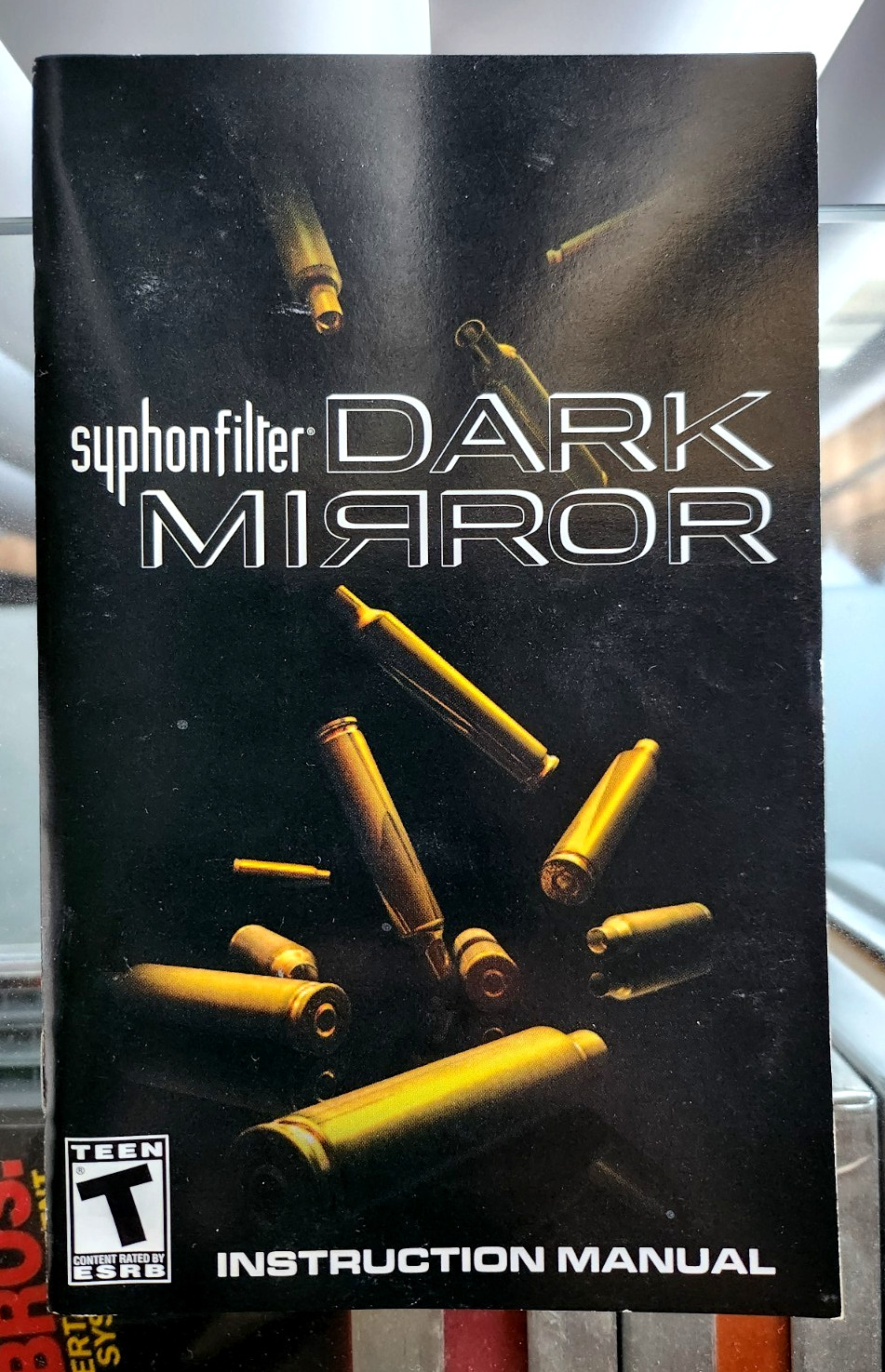 Syphon Filter Dark Mirror Instruction Booklet - Manual Only - PlayStation 2