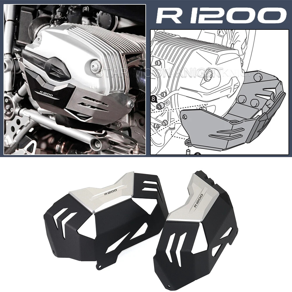 For BMW R1200GS R1200R ST Motorcycle Cylinder Guard Head Engine Protector Cover