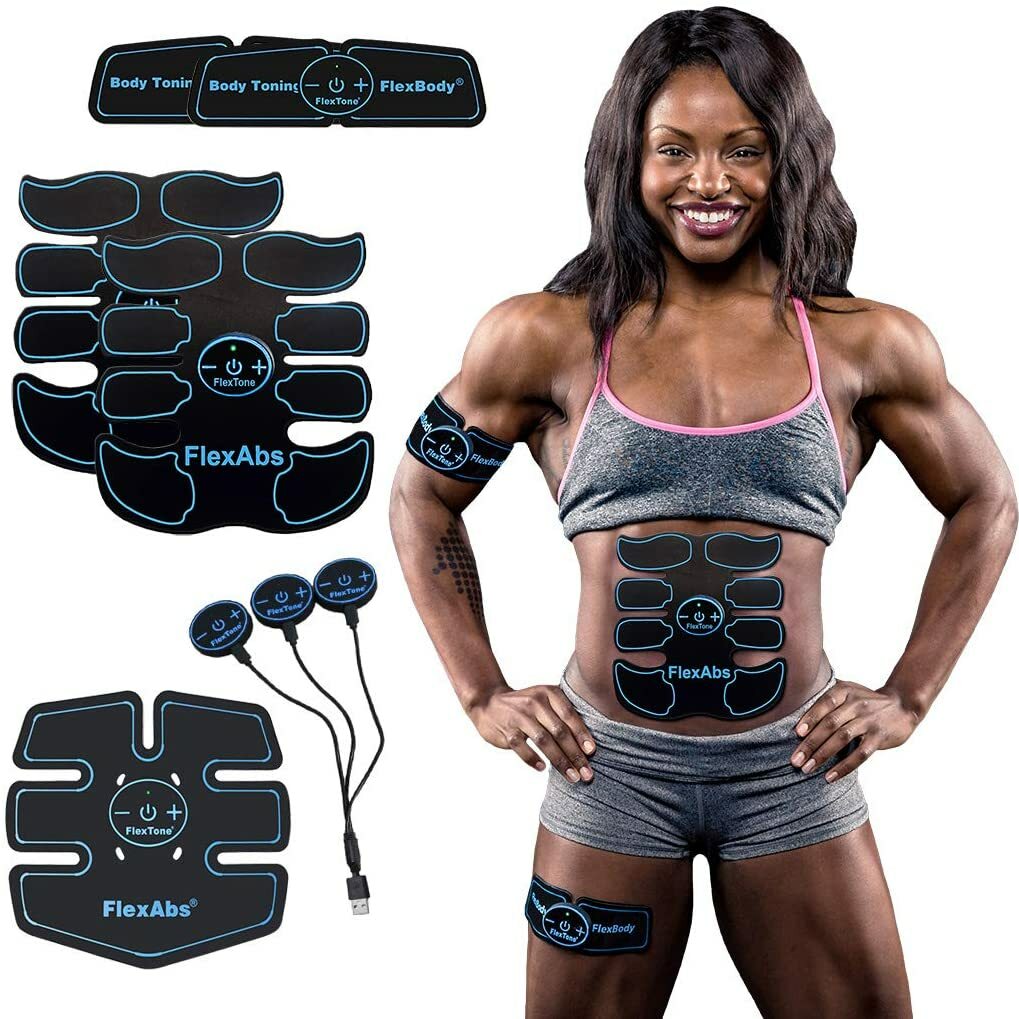 Abs Stimulator Muscle Toner FDA Cleared Rechargeable Wireless EMS Massager