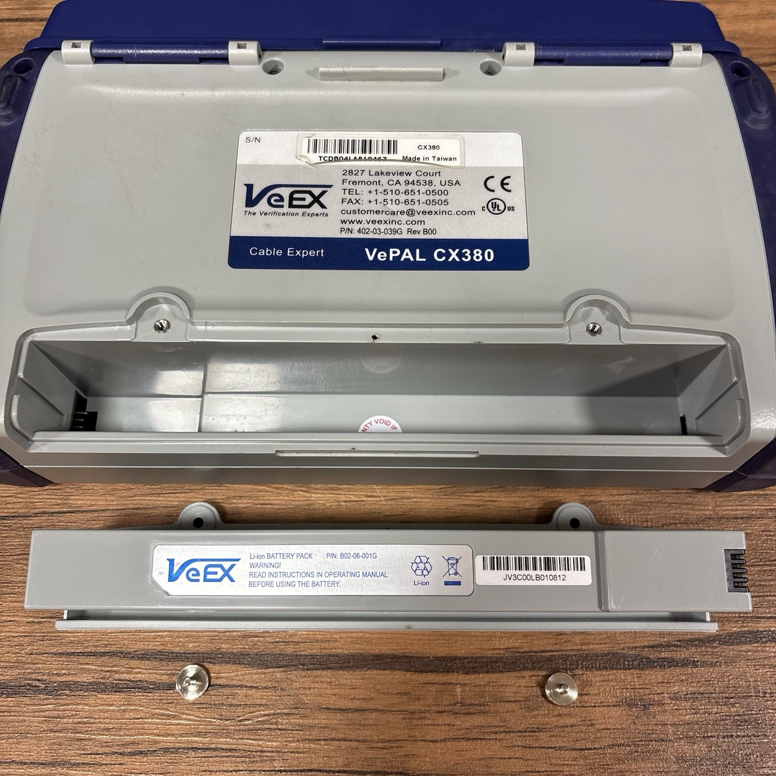 VeEX VePAL CX380 Advanced CATV Analyzer Tested & Working w/Case & Accessories