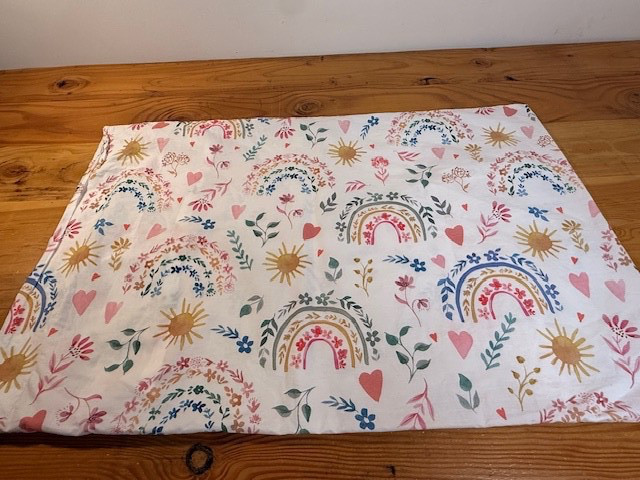 Pottery Barn Kids Heritage Rainbow Organic Standard Pillowcase
