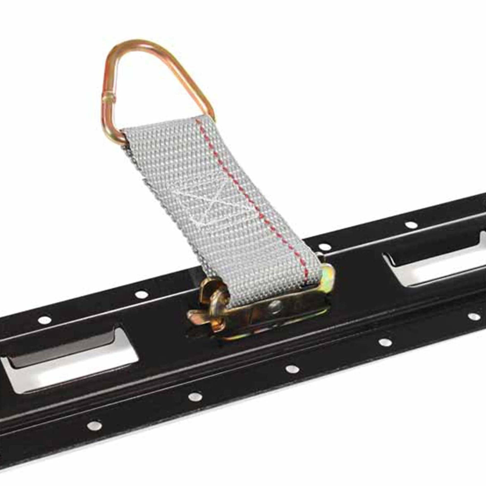 DC Cargo E-Track Rail, Vertical, Black Powder Coated, 8', 4-pack
