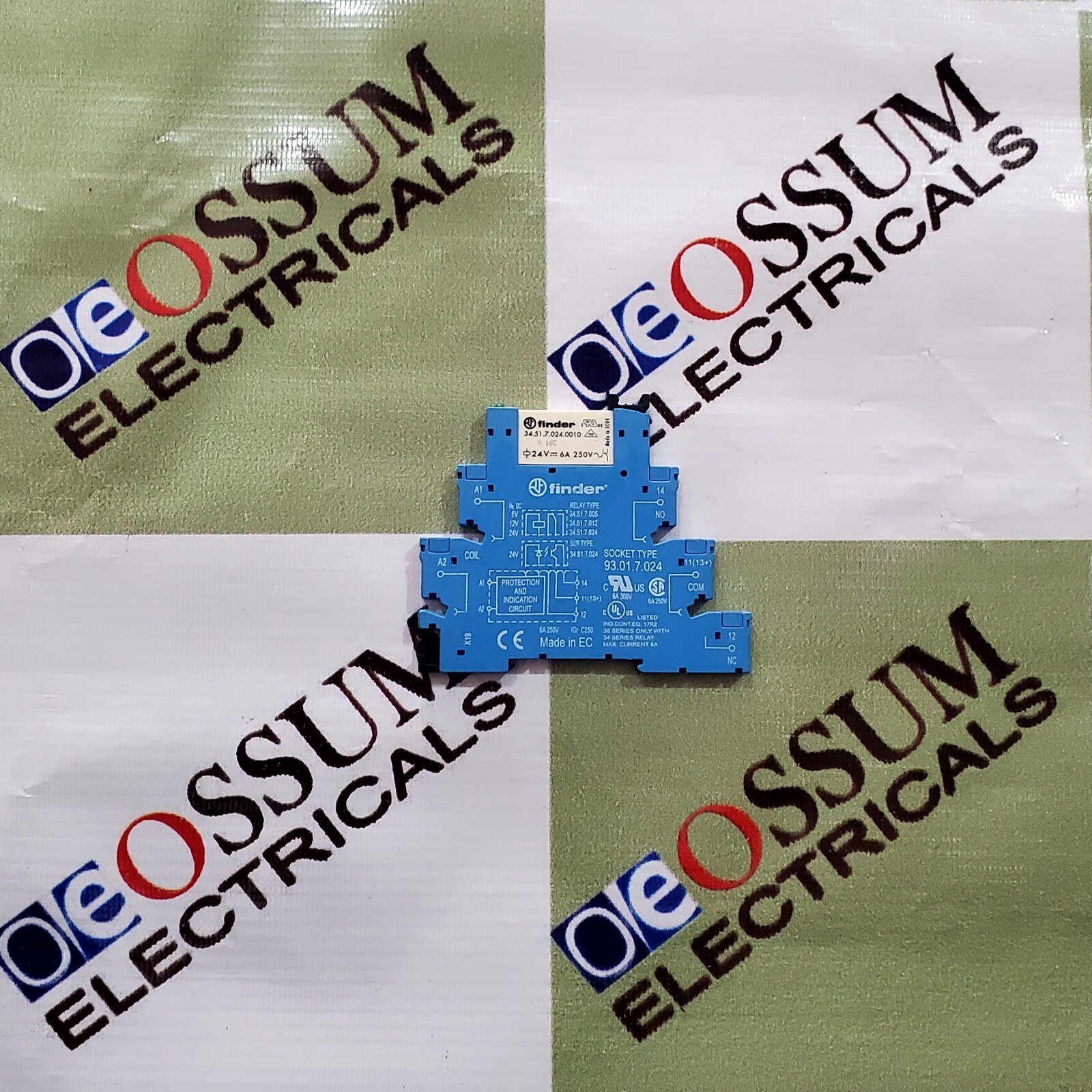 FINDER 34.51.7.024.0010 SLIM RELAY LOT OF 5 PCS FREE FAST SHIPPING