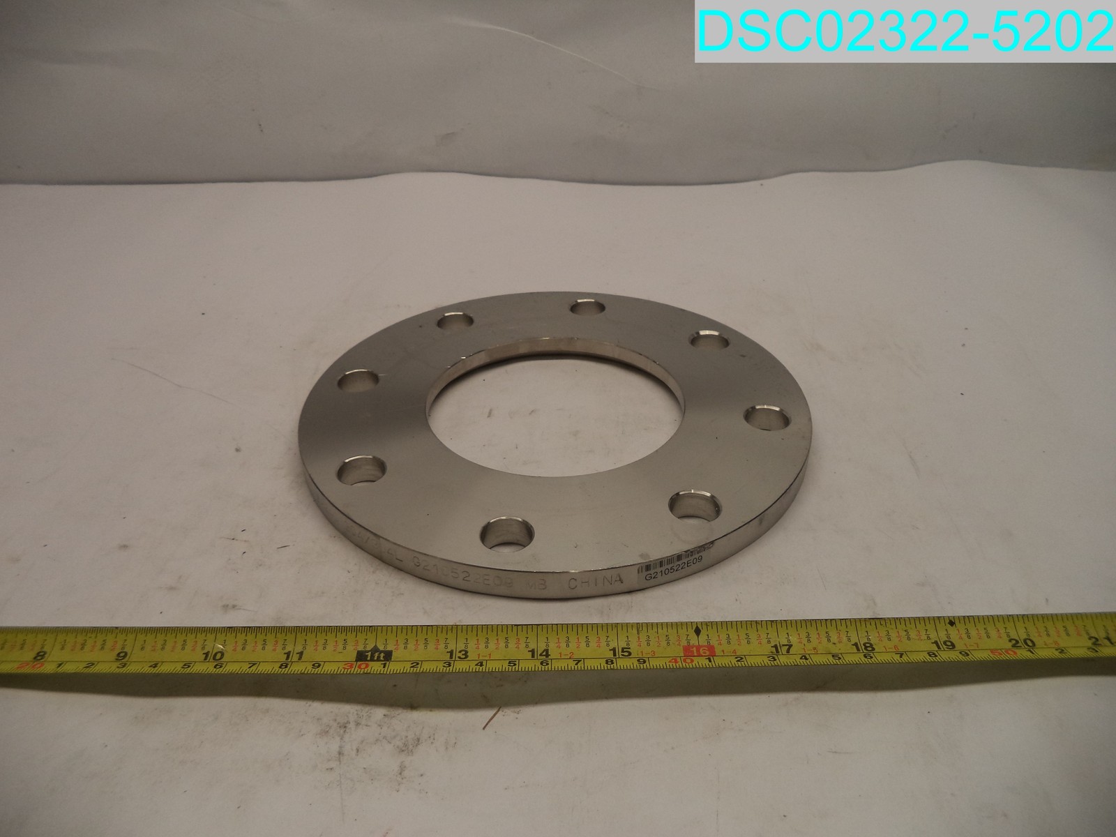 G210522E09 4" Forged Steel Pipe Flange 150# Slip-On Raised Face B16.5 304/304L