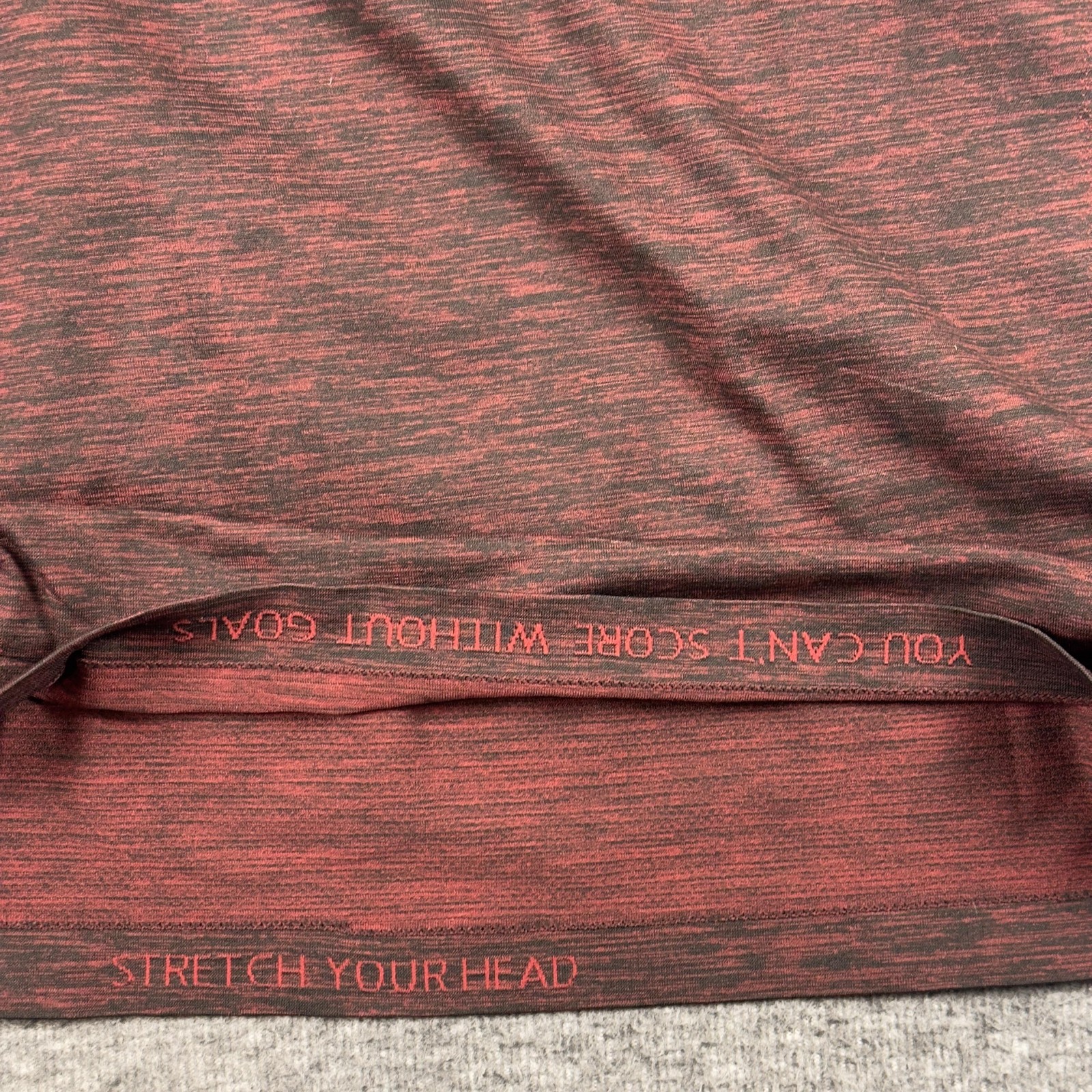 Lululemon Pullover Mens Large Red 1/4 Zip Long Sleeve Performance Athletic Top