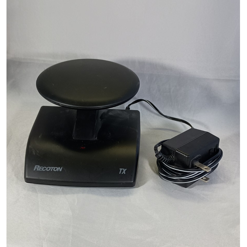 Recoton TX Audio/Video Transmitter, RCA A/V, DC Power, 3 Inputs, With Charger.