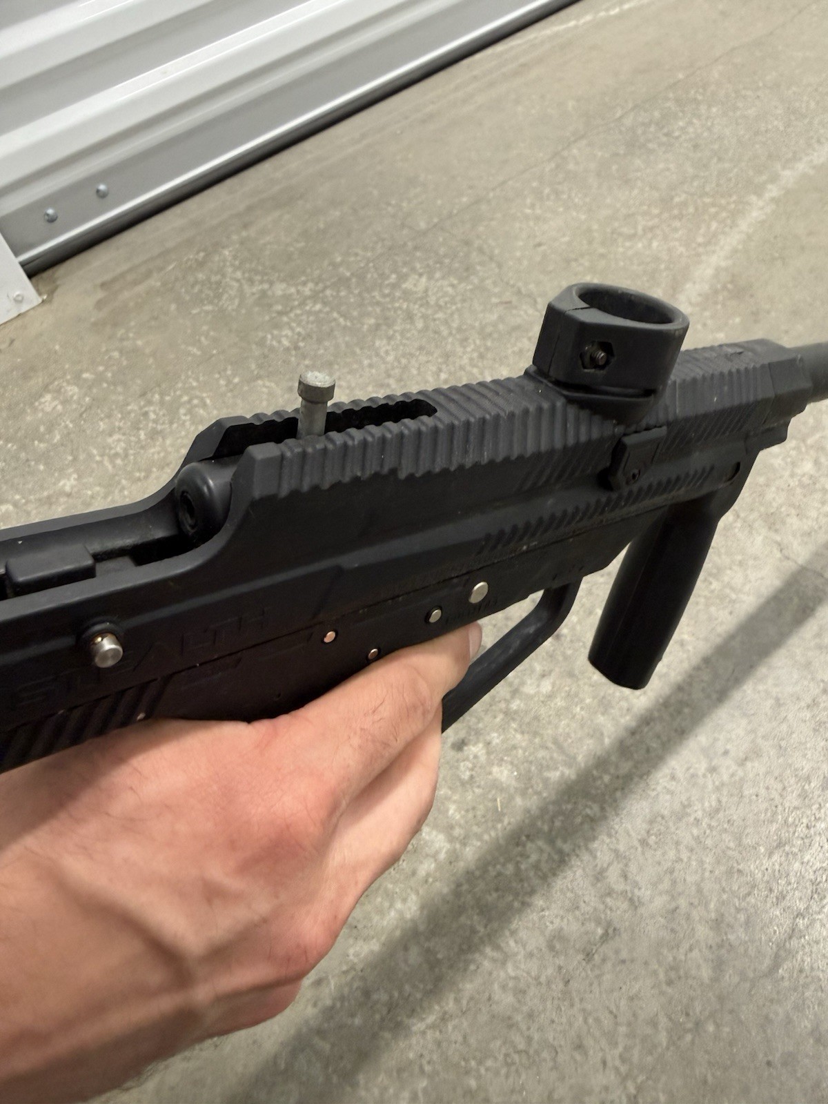 JT Stealth Paintball Marker Gun Black Mechanical Untested Marker Only