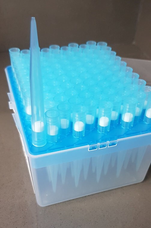 Pipette tips filtered 1250ul (Sterile, 50 racks, 4800 tips)