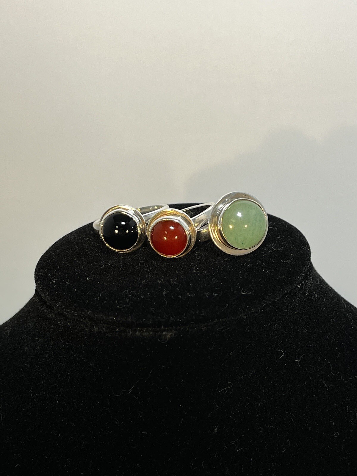 Silver Ring Simple Ring Single Stone Handmade Ring