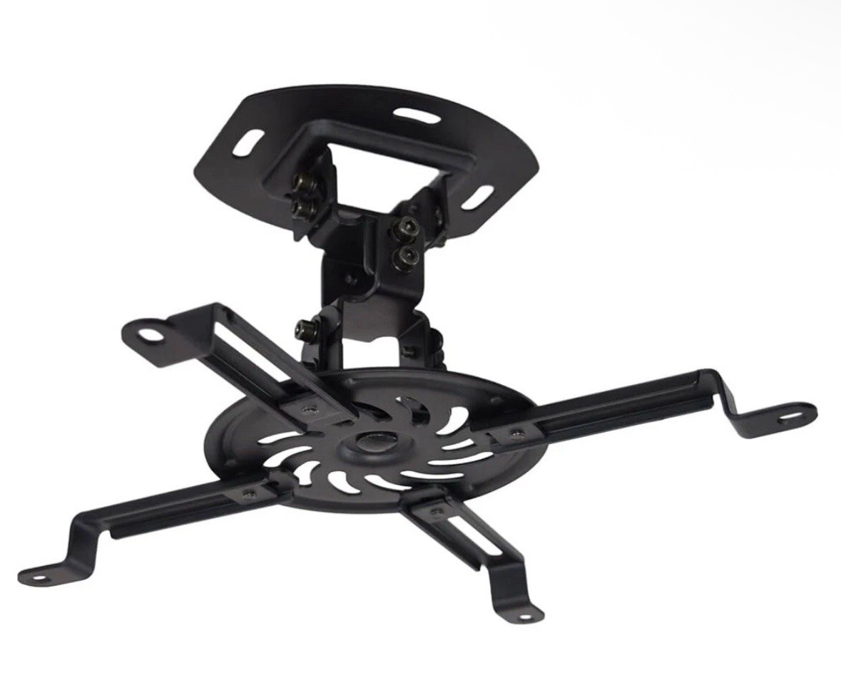 VIVO Universal Adjustable Ceiling Projector Theater Mount Black | Extending Arms