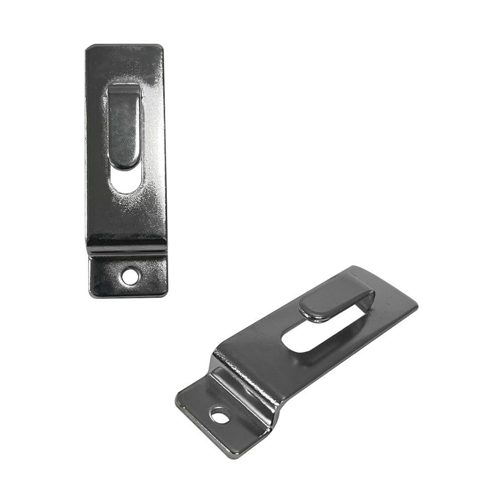 Utility Hooks - Single Slatwall Notch Hook - Chrome - PACK 25