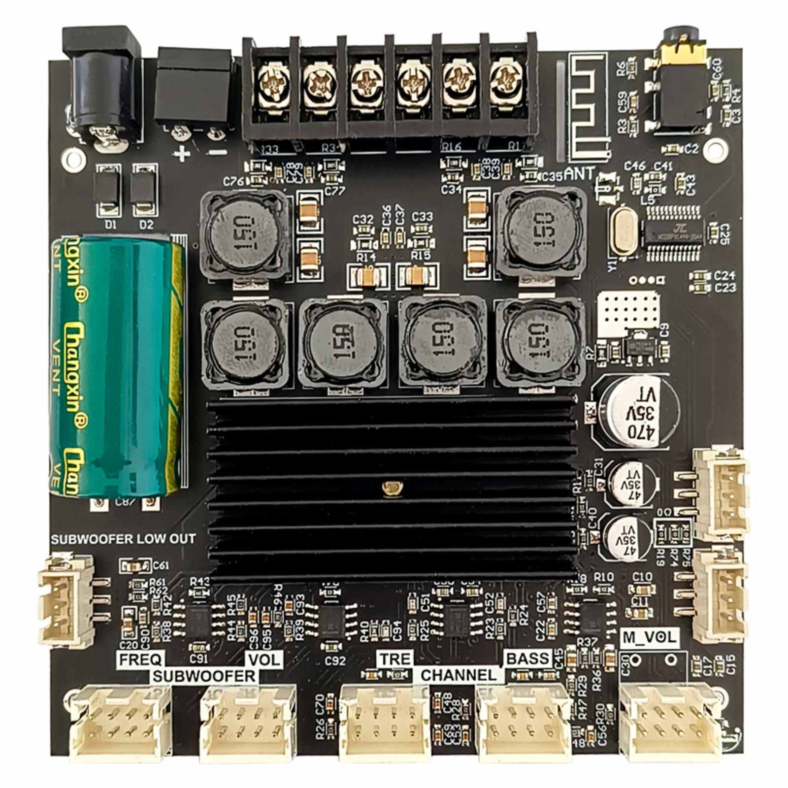 Power Amplifier Board Module 2.1 Channel 50W*2+100W Bluetooth Elegant Design