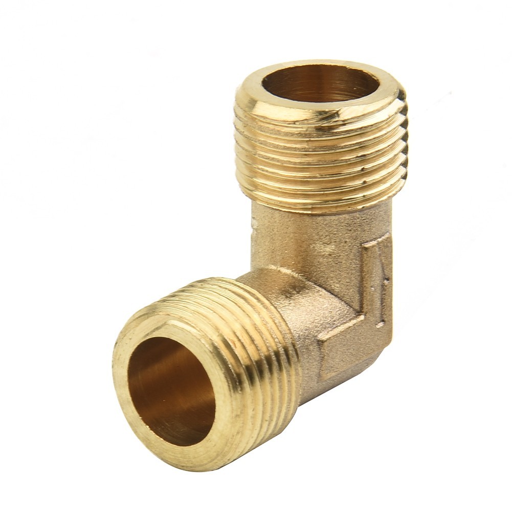 Air Compressor Fittings Brass 16.5mm Male Thread Check Valve Elbow Coupler