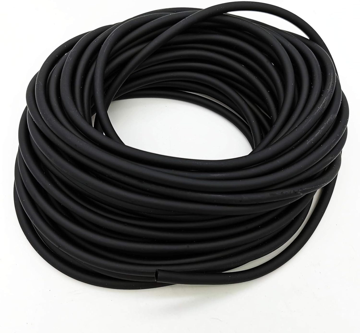 JIH Aquarium 50 Feet Standard 3/16" Black Flexible Airline Tubing for Fish Tank,