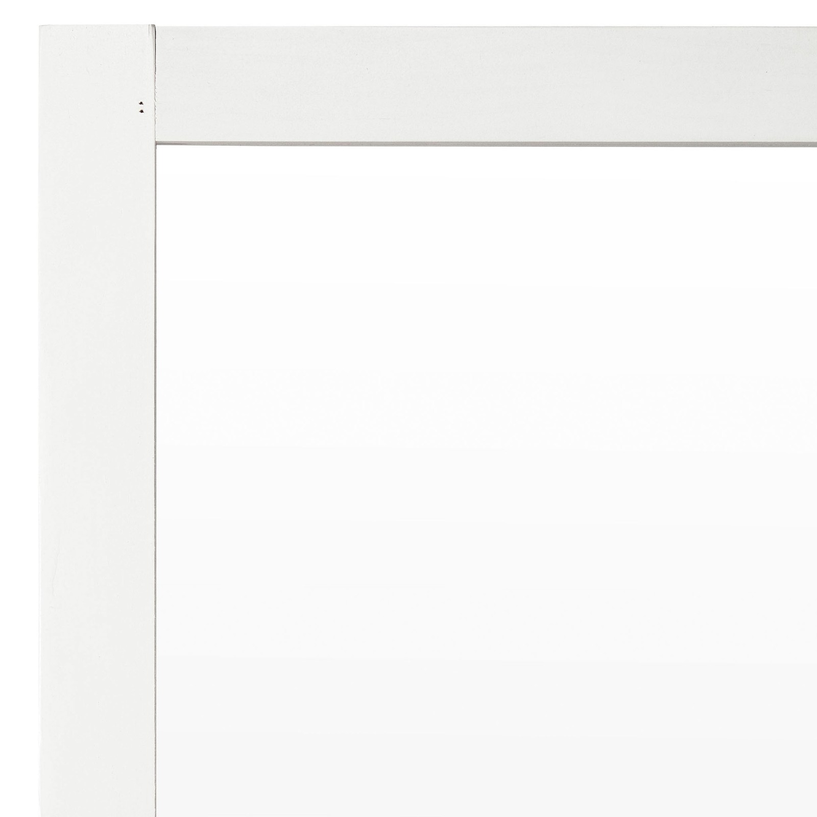 4 ft. Short Clear Plastic Partition White 4 Panel