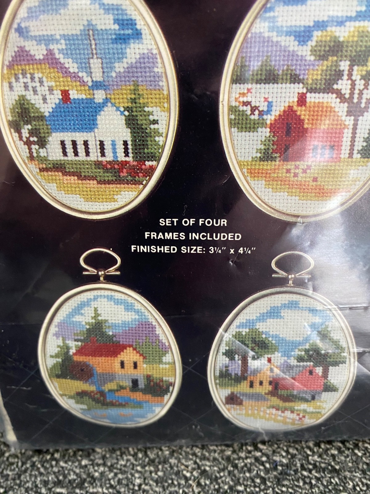 Charming Rural Scenes Counted Cross Stitch-4 different Scenes