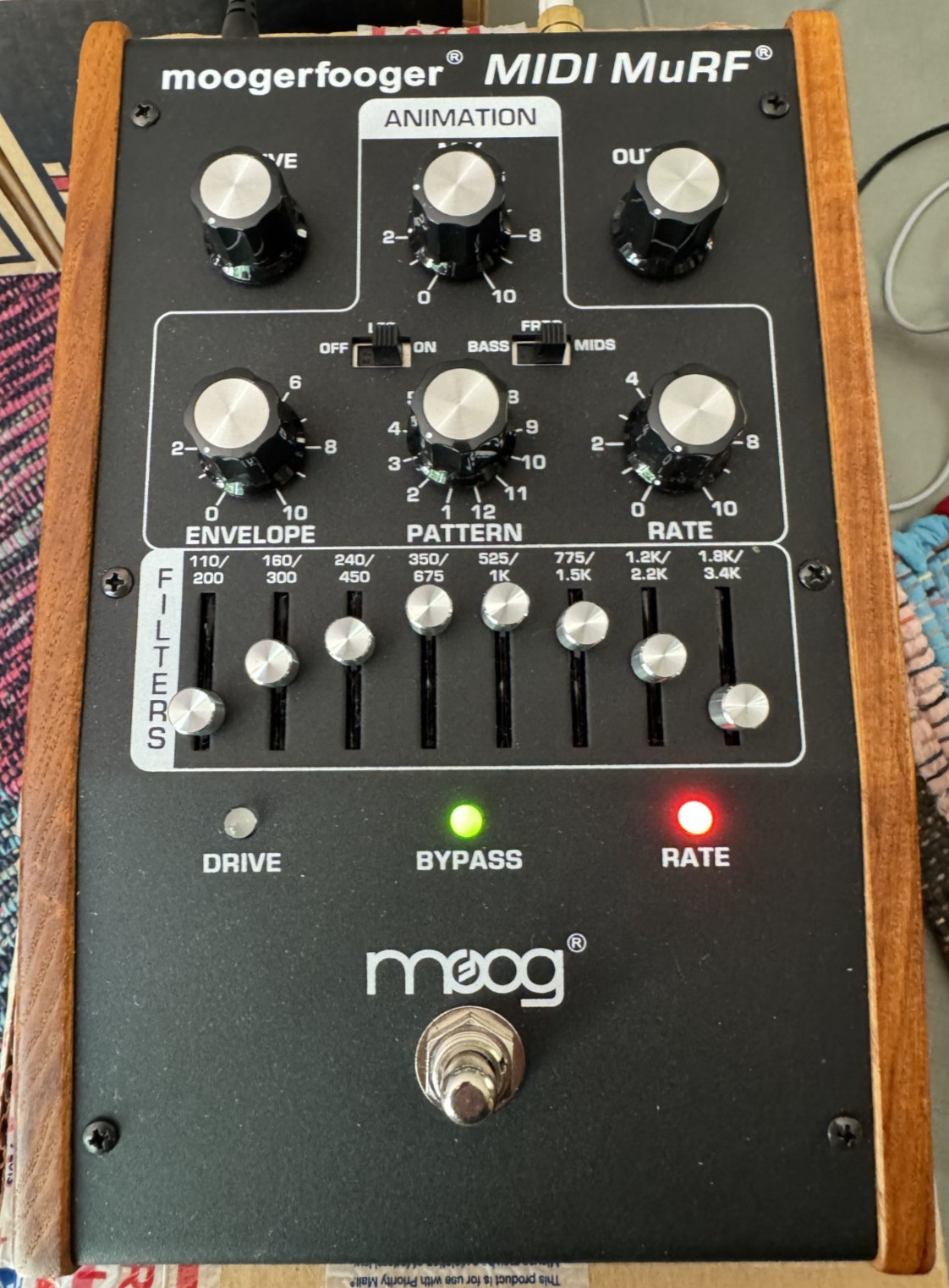 Moog Moogerfooger MF-105M MIDI MuRF Analog Filter Pedal, pre-owned, rare