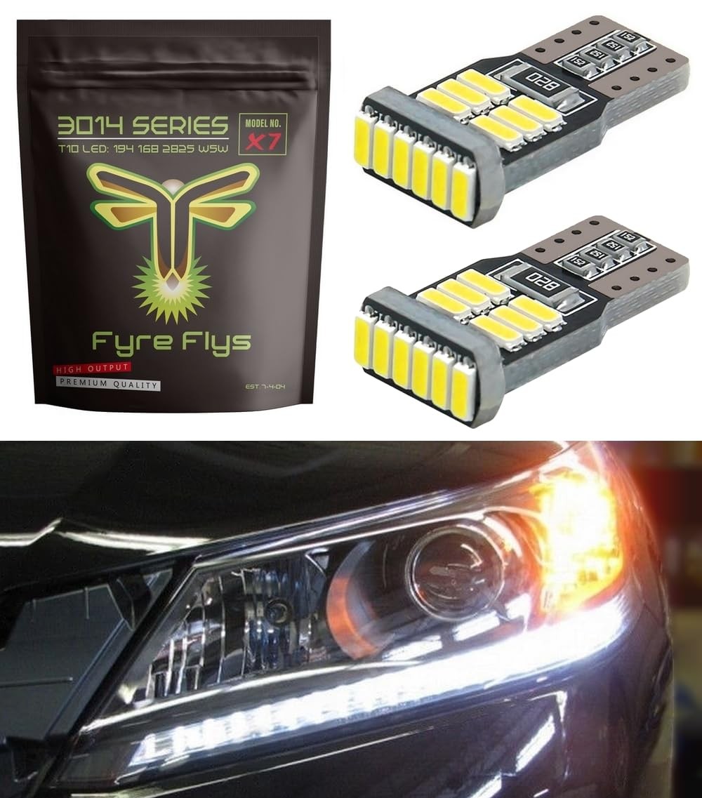 Fyre Flys LED DRL Strips Bulb Kit 2013-2015 Honda Accord Daytime Running