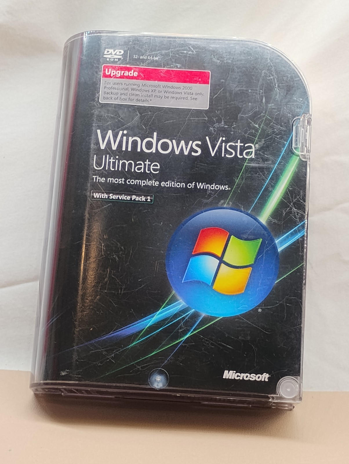 MS Windows Vista Ultimate Upgrade 32 & 64 Bit Genuine Retail Version 2-Discs