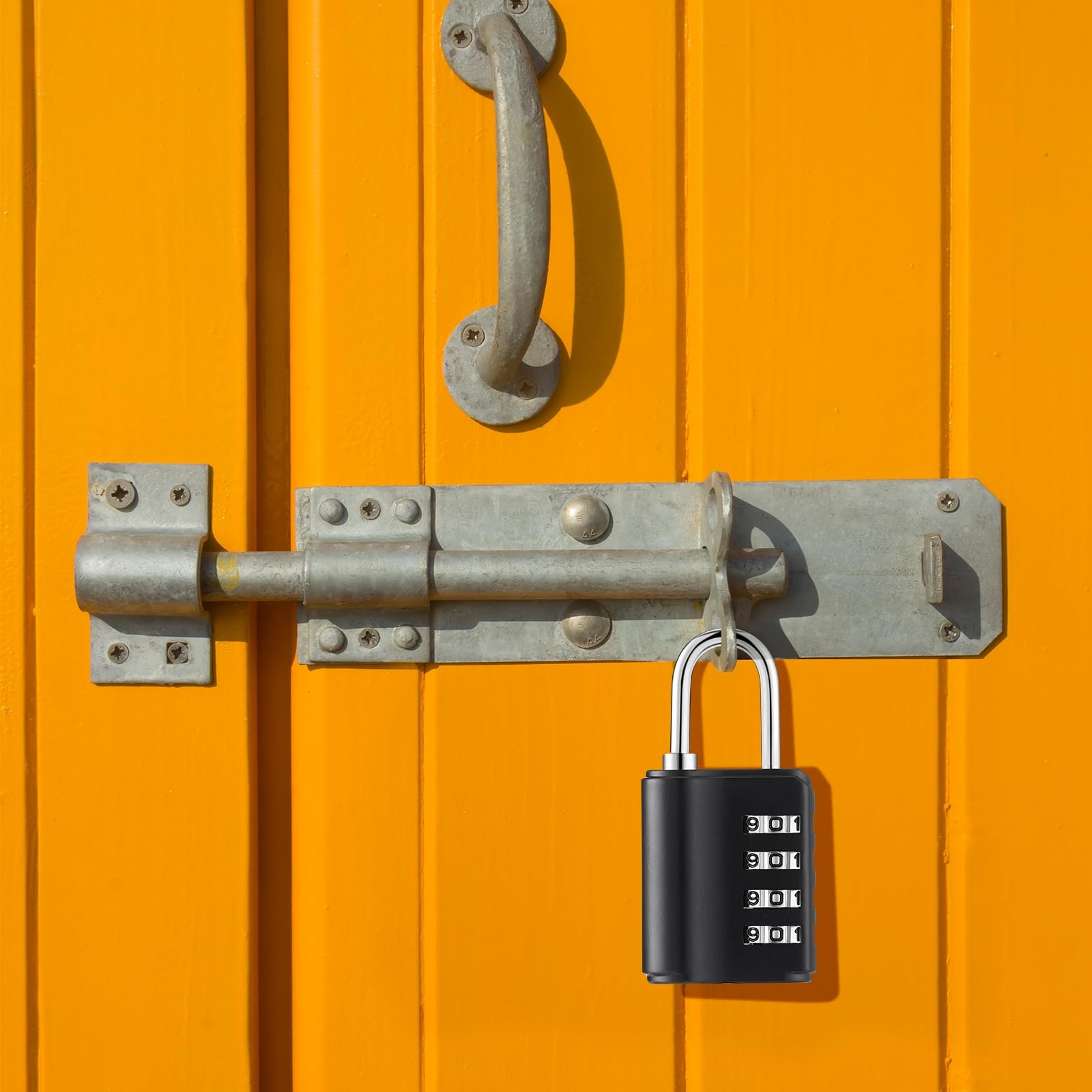 Kenning Combination Padlock 4 Digit Combination Lock Keys Locker Resetable