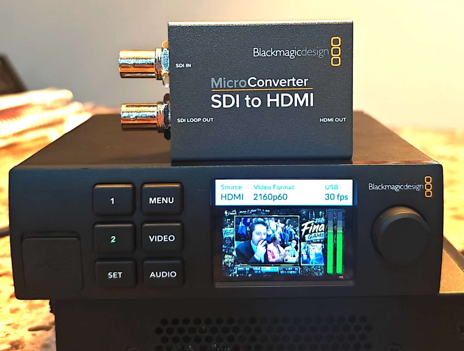 Blackmagic Web Presenter + Teranex Smart Panel + SDI-HDMI Converter TESTED VIDEO