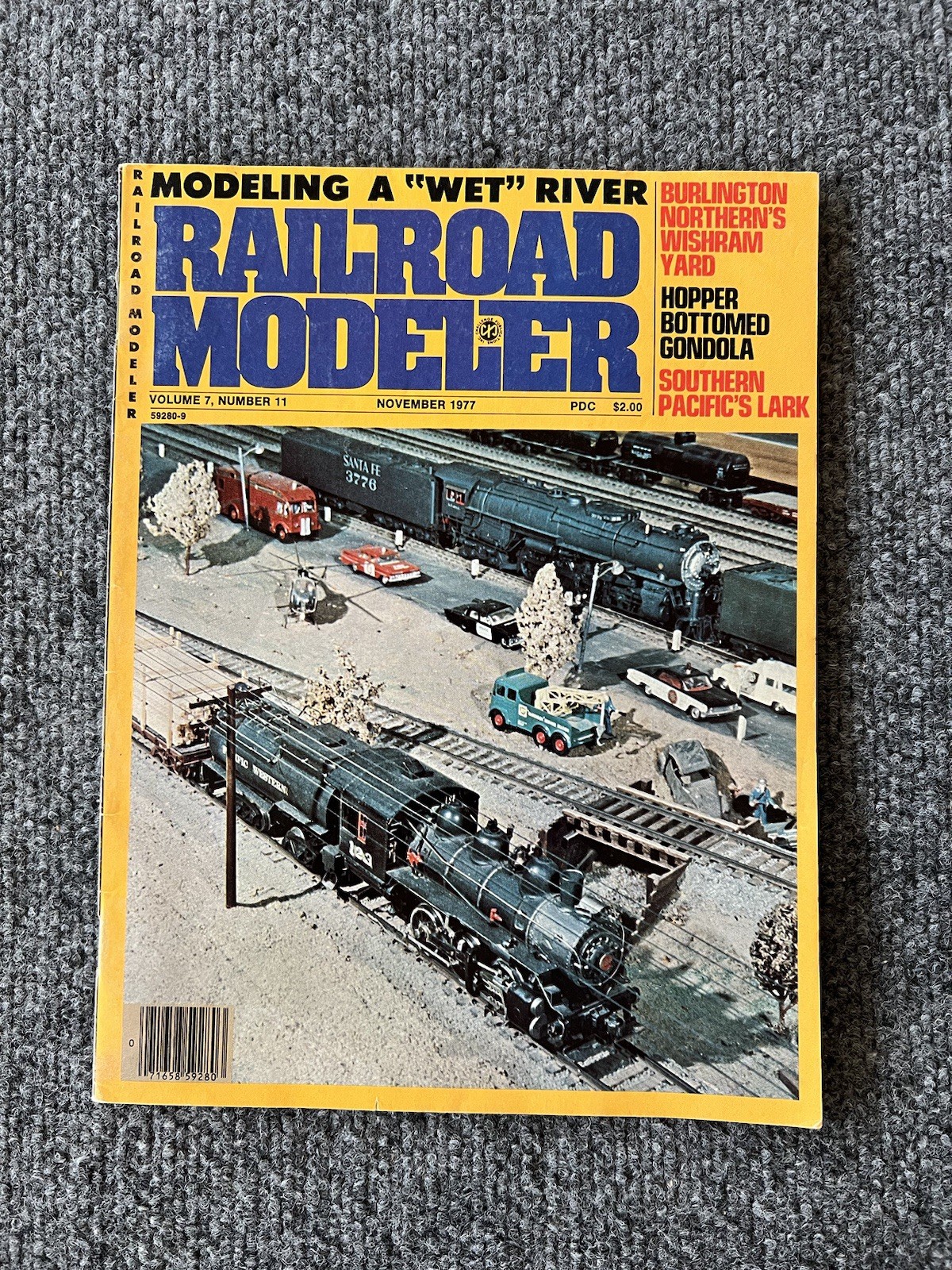 Railroad Modeler Magazine November 1977 “Modeling A Wet River”