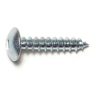 #10 x 1" Zinc Square Drive Truss Head Sheet Metal Screws (30 pcs.)