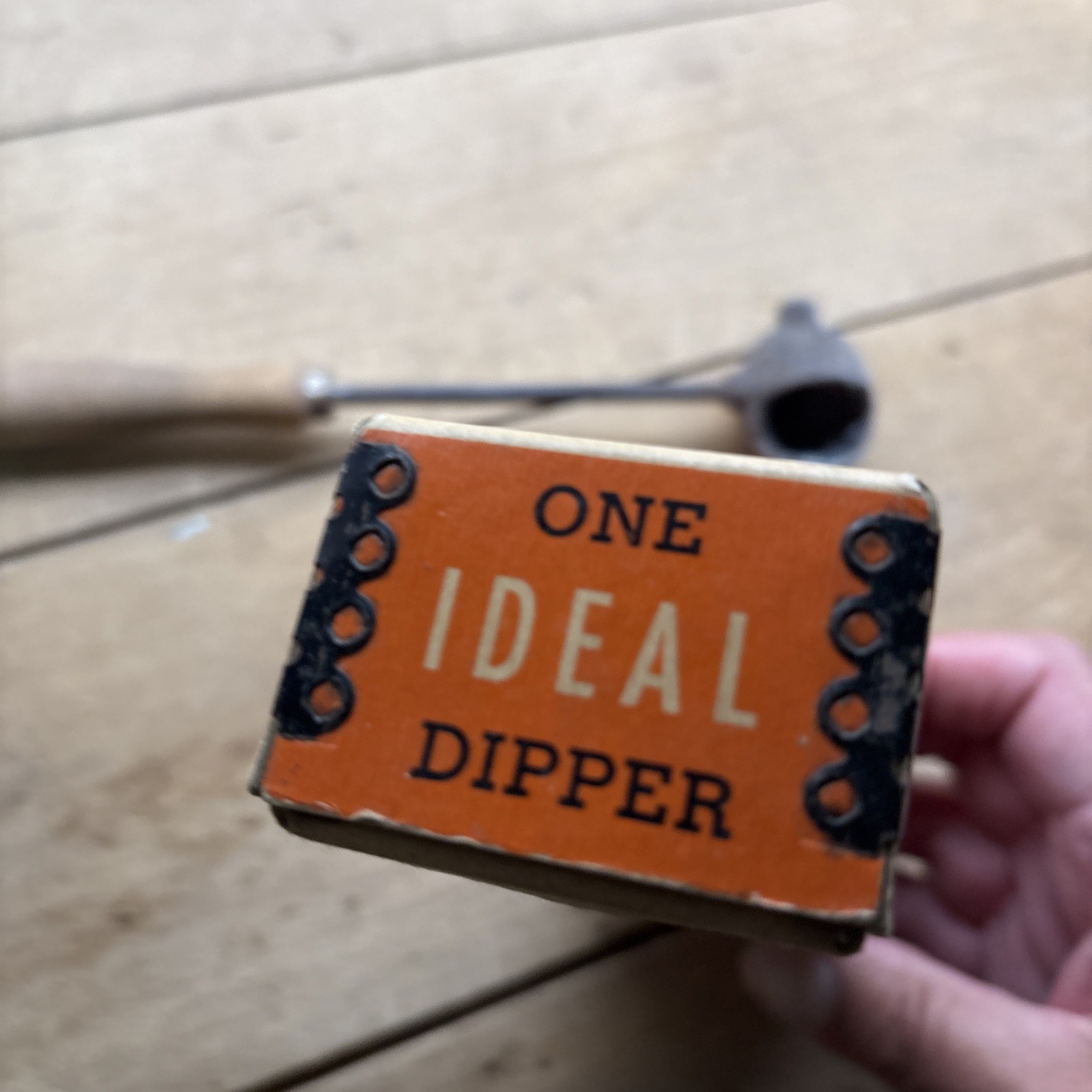 Lyman Ideal Reloading Tools One Dipper Original Box & Wood Handle