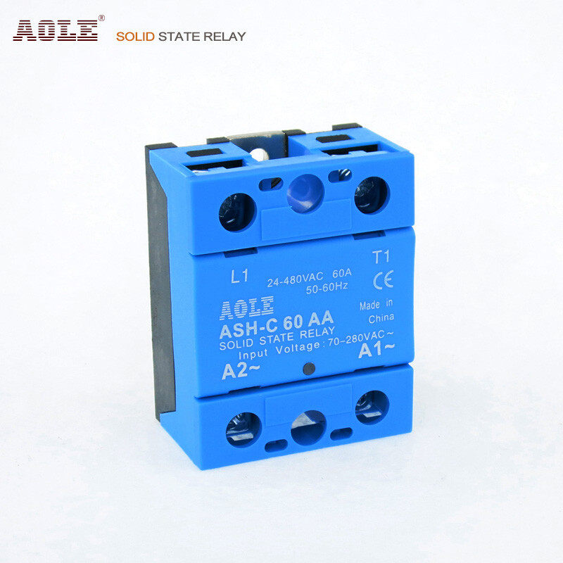 60A Small AC Solid State Relay 220V 380V SSR ASH-C 60AA
