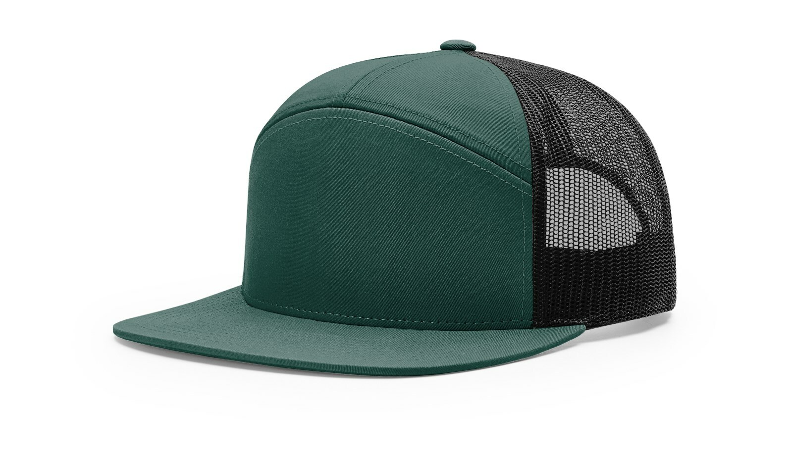 Richardson 7 Panel Trucker Hat 168 Adjustable Snapback Hi-Pro Mesh Cap OSFM