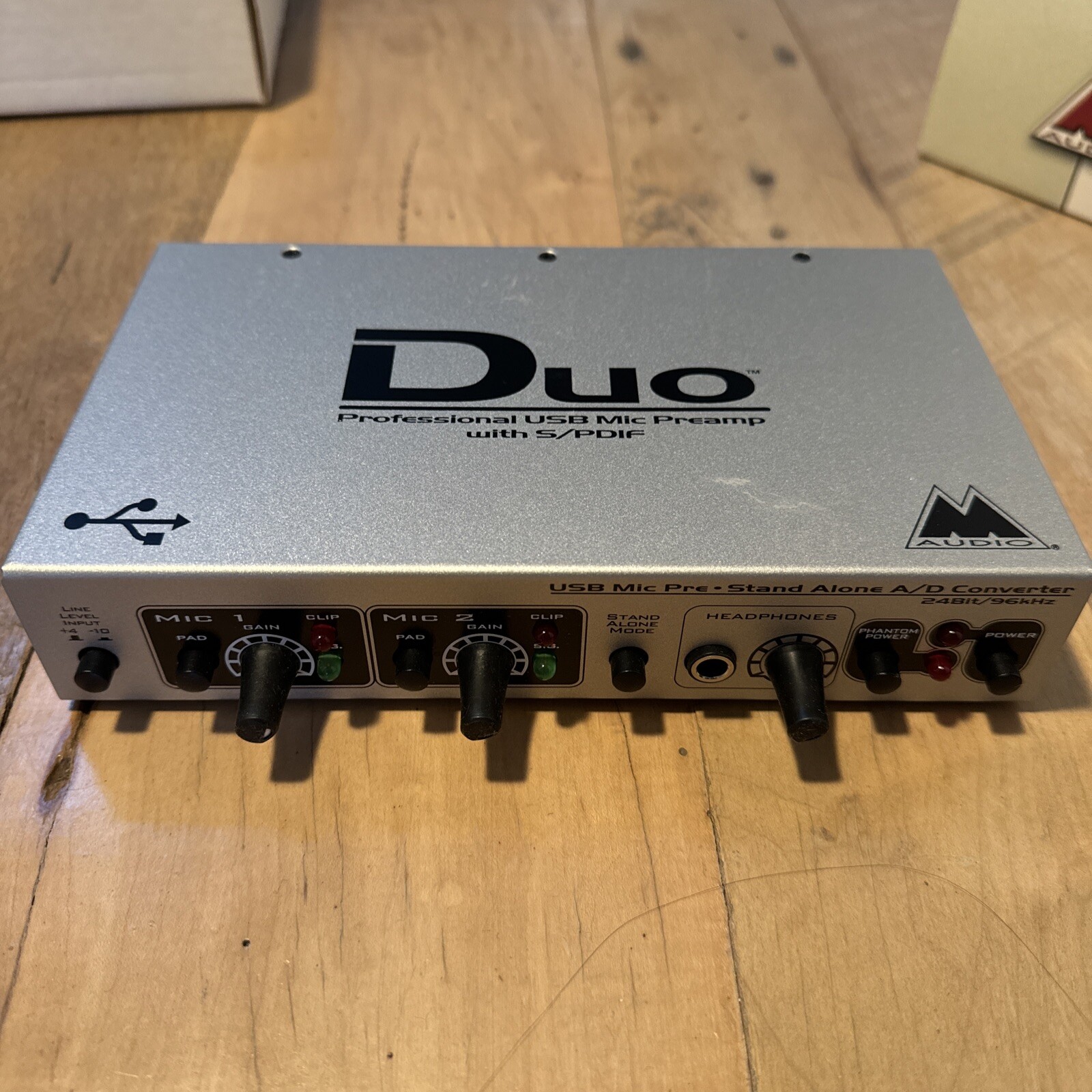 M-Audio Duo USB Audio Interface Preamp with S/PDIF