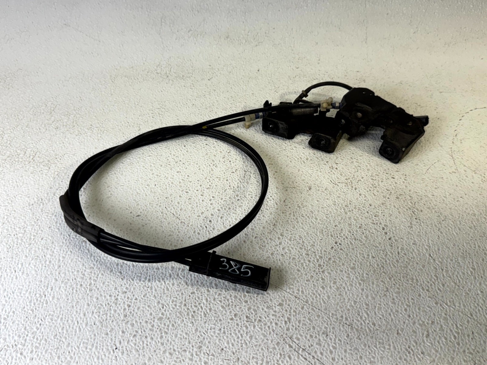 14-23 INFINITI Q50 FRONT HOOD BONNET LOCK LATCH MOUNT W/ RELEASE CABLE OEM