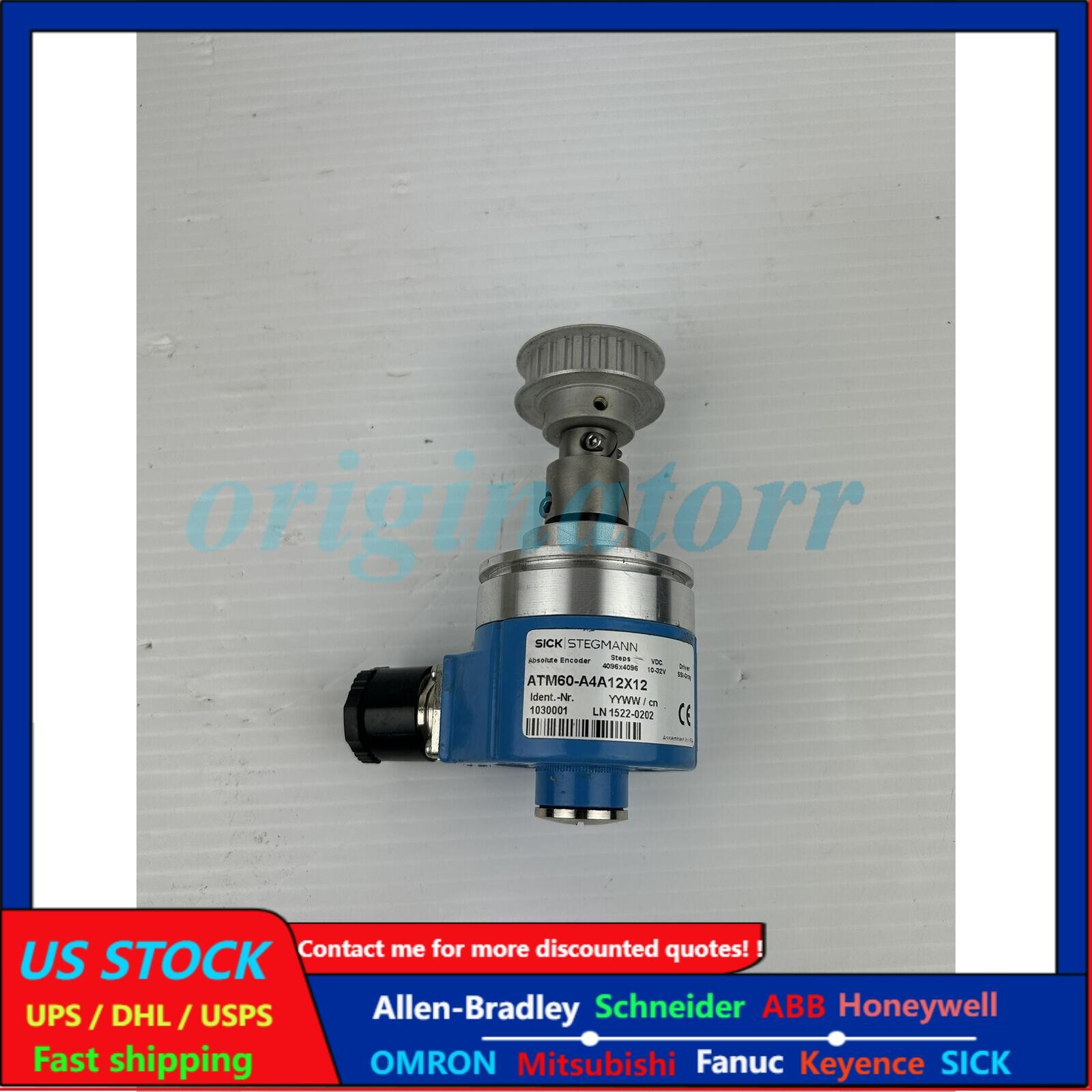 US FREE TAX Sick Stegmann ATM60-A4A12X12 Absolute Encoder 1030001