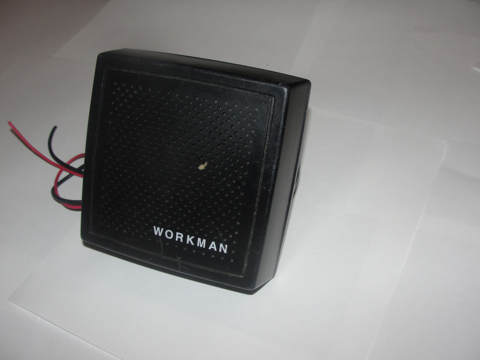 Vintage Workman CB Radio External Speaker with Bracket