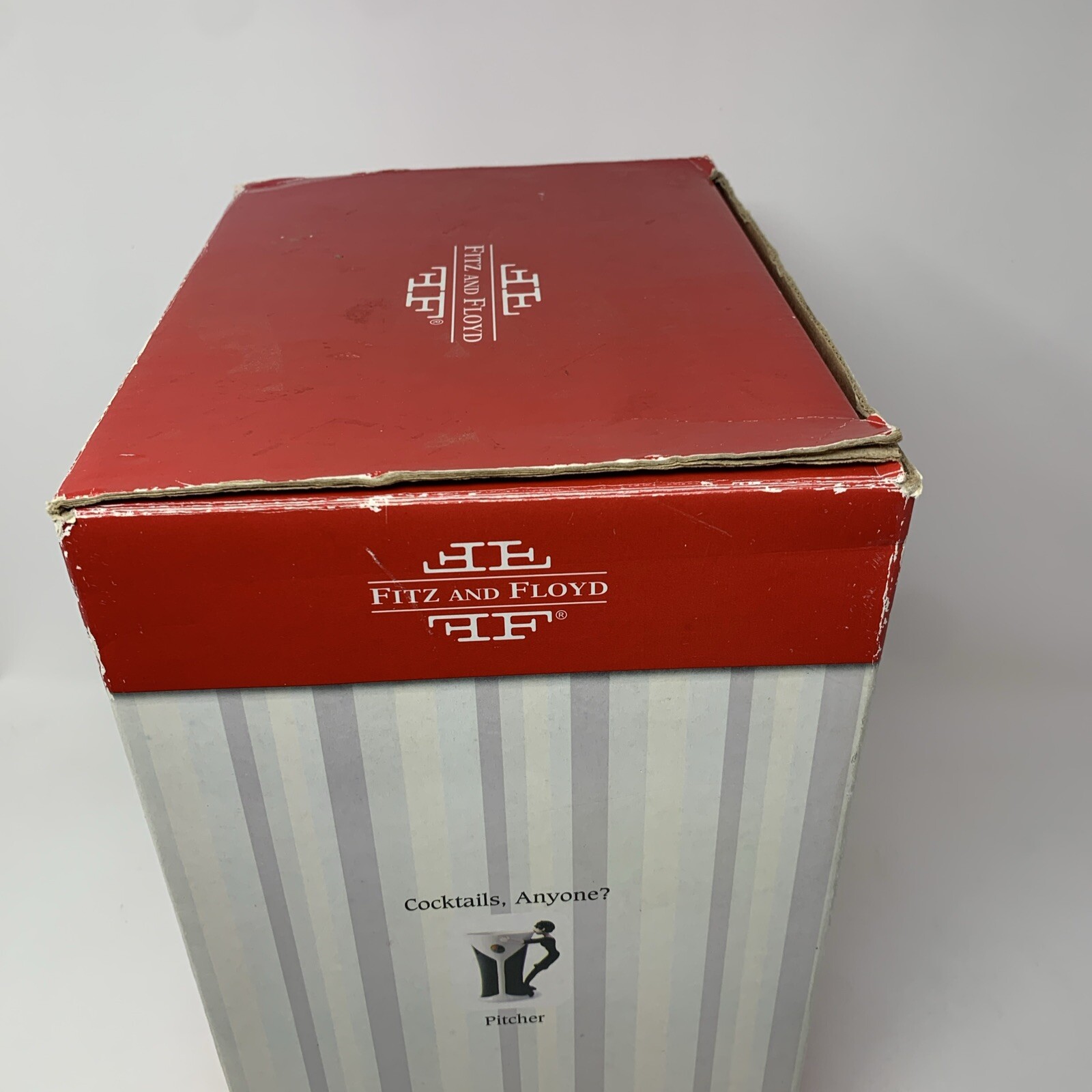 FITZ AND FLOYD COCKTAILS ANYONE? Pitcher Barware Open Box