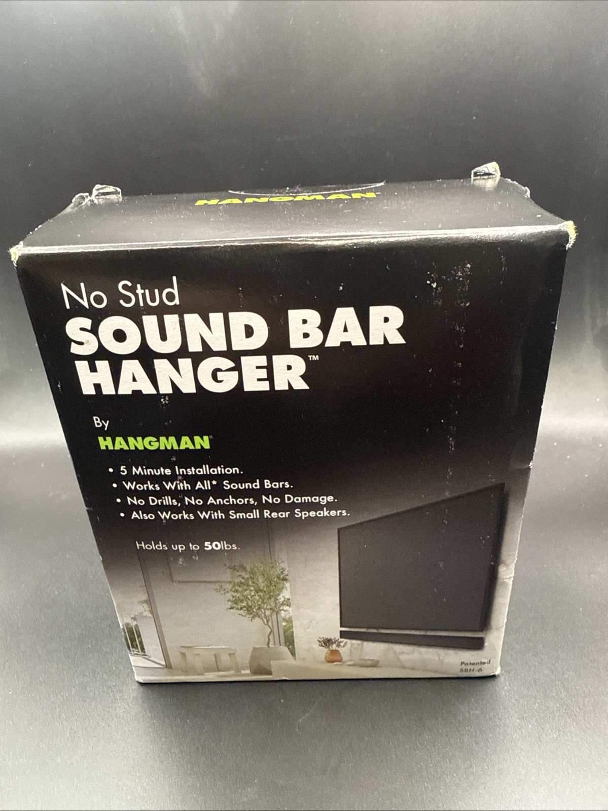 Hangman SBH-6 Universal No-Stud Soundbar Hanger Wall Mount - NEW™
