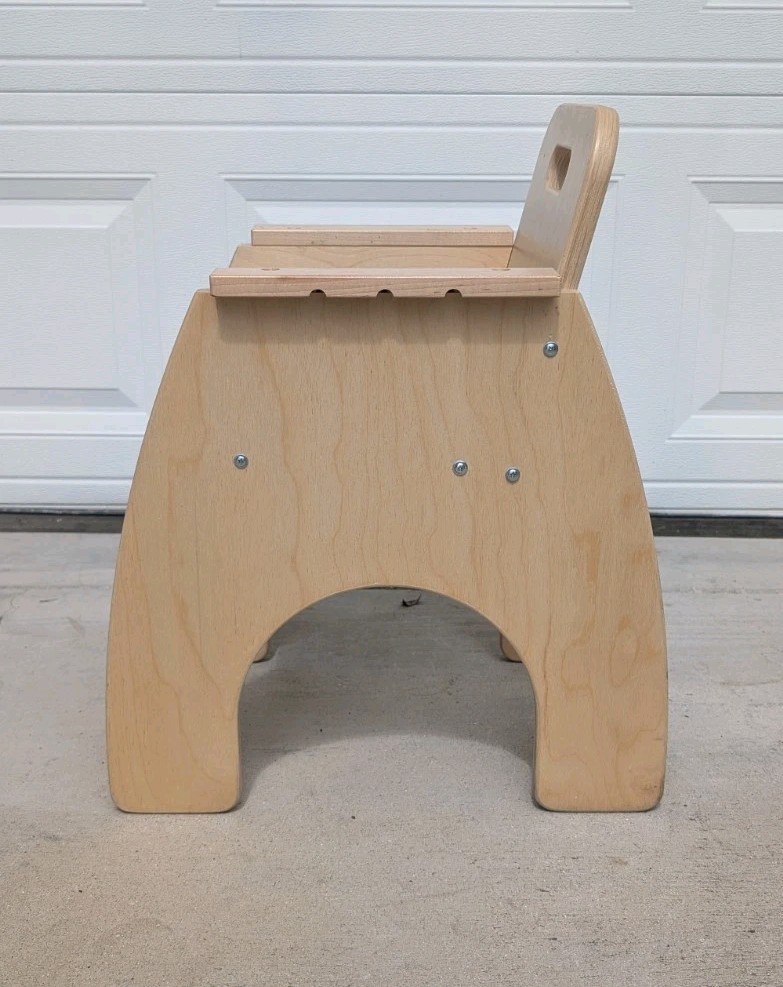 Lakeshore Learning Materials Birch Wood Toddler Chair Kids Furniture 21" X 13"