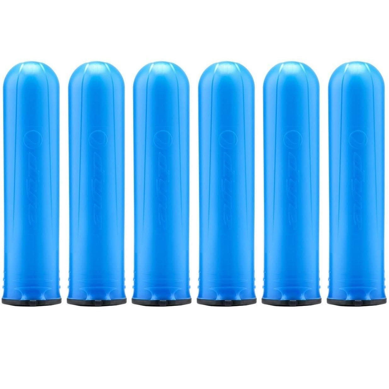 Dye Paintball Alpha Reload Pods 6 Pack CYAN Blue 150 rd NEW FREE SHIPPING