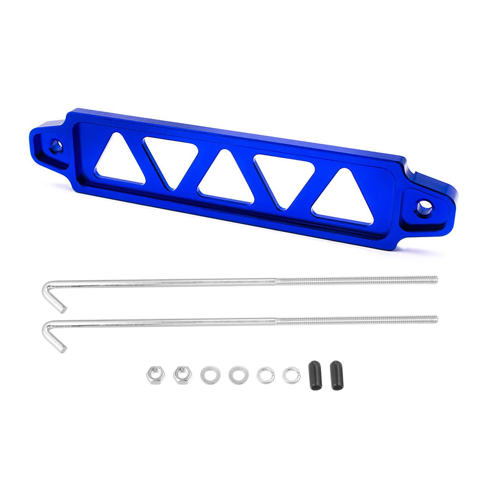 Car Battery Hold Down Tie Down Mount Bracket w/ Hook Bolt Kits Car Replacement