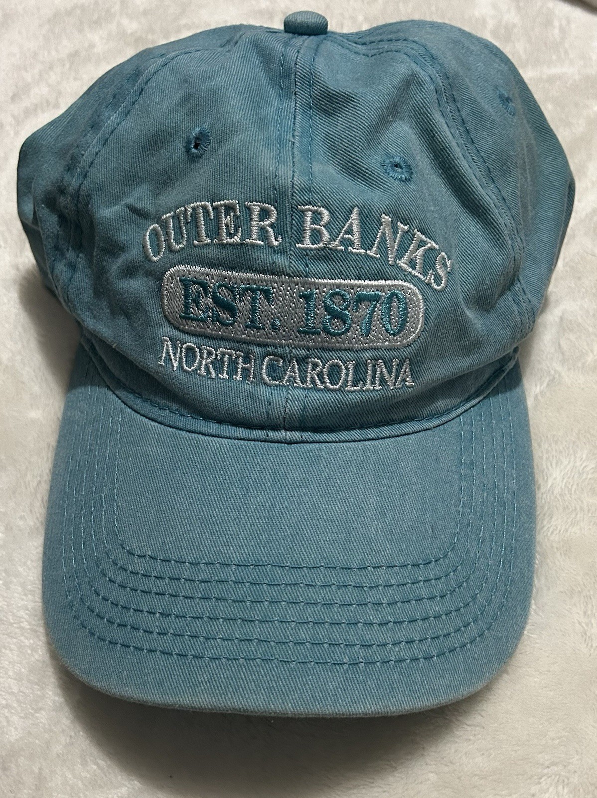 Triangle Sport Headwear Outer Banks EST. 1870 Blue Baseball Cap